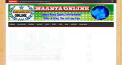 Desktop Screenshot of maantaonline.com
